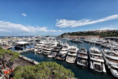 Boats in the scenic Monaco Harbour. Formula 1 World Championship, Rd 8, Monaco Grand Prix, Monte Carlo, Monaco,