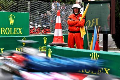 Esteban Ocon (FRA) Alpine F1 Team A524 passes a marshal. Formula 1 World Championship, Rd 8, Monaco Grand Prix, Monte