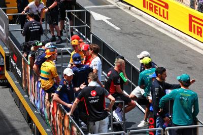 Drivers' Parade. Formula 1 World Championship, Rd 8, Monaco Grand Prix, Monte Carlo, Monaco, Race Day. -