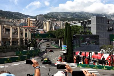 Lando Norris (GBR) McLaren MCL38. Formula 1 World Championship, Rd 8, Monaco Grand Prix, Monte Carlo, Monaco, Race Day.-