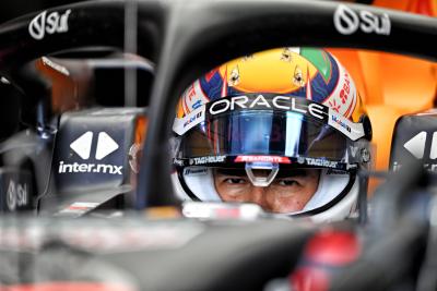 Sergio Perez (MEX) Red Bull Racing RB20 in the pits. Formula 1 World Championship, Rd 9, Canadian Grand Prix, Montreal,