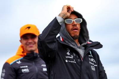 Lewis Hamilton (GBR) Mercedes AMG F1 on the drivers' parade. Formula 1 World Championship, Rd 9, Canadian Grand Prix,