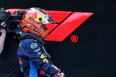 Race winner Max Verstappen (NLD) Red Bull Racing in parc ferme. Formula 1 World Championship, Rd 10, Spanish Grand Prix,