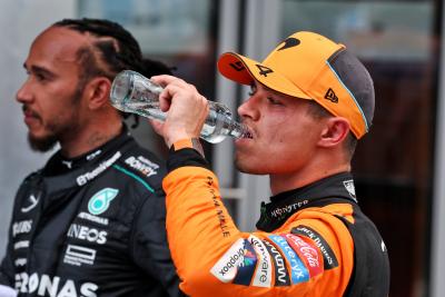 Lando Norris (GBR) McLaren in parc ferme. Formula 1 World Championship, Rd 10, Spanish Grand Prix, Barcelona, Spain, Race