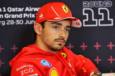 Charles Leclerc (MON) Ferrari in the FIA Press Conference. Formula 1 World Championship, Rd 11, Austrian Grand Prix,