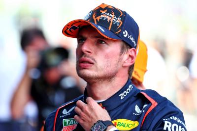 Pole sitter Max Verstappen (NLD) Red Bull Racing in qualifying parc ferme. Formula 1 World Championship, Rd 11, Austrian
