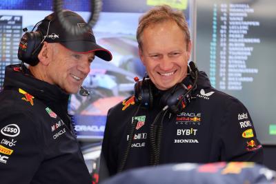 (L to R): Adrian Newey (GBR) Red Bull Racing Chief Technical Officer with Paul Monaghan (GBR) Red Bull Racing Chief