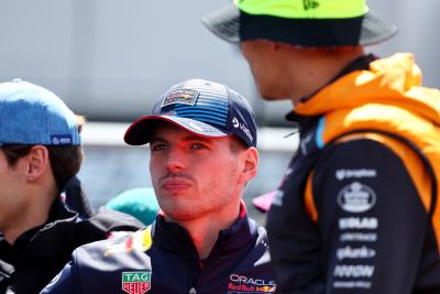 Max Verstappen (NLD) Red Bull Racing on the drivers' parade. Formula 1 World Championship, Rd 12, British Grand Prix,