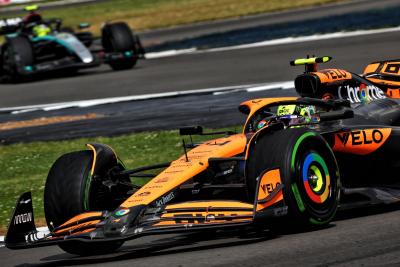 Lando Norris (GBR) McLaren MCL38. Formula 1 World Championship, Rd 12, British Grand Prix, Silverstone, England, Race