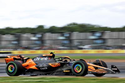 Lando Norris (GBR) McLaren MCL38. Formula 1 World Championship, Rd 12, British Grand Prix, Silverstone, England, Race