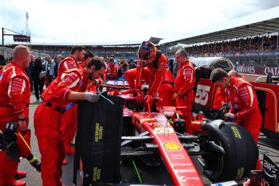 Carlos Sainz Jr (ESP) Ferrari SF-24 on the grid. Formula 1 World Championship, Rd 12, British Grand Prix, Silverstone,