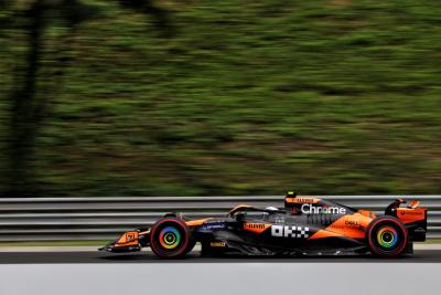 Lando Norris (GBR) McLaren MCL38. Formula 1 World Championship, Rd 13, Hungarian Grand Prix, Budapest, Hungary, Qualifying