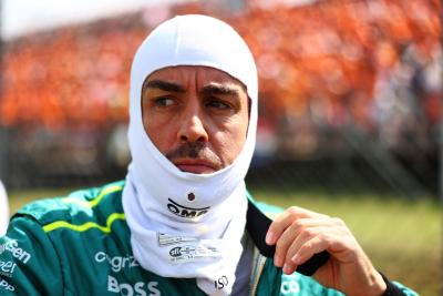 Fernando Alonso (ESP) Aston Martin F1 Team on the grid. Formula 1 World Championship, Rd 13, Hungarian Grand Prix,