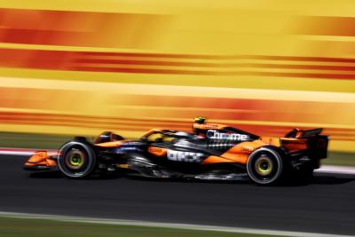 Lando Norris (GBR) McLaren MCL38. Formula 1 World Championship, Rd 13, Hungarian Grand Prix, Budapest, Hungary, Race