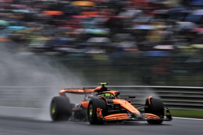 Lando Norris (GBR) McLaren MCL38. Formula 1 World Championship, Rd 14, Belgian Grand Prix, Spa Francorchamps, Belgium,