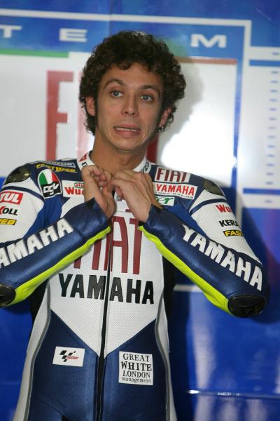 Valentino Rossi (ITA), Yamaha Factory Racing Team, Yamaha M1, 46, 2007 MotoGP World