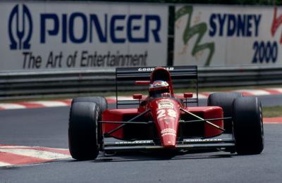 Jean Alesi (FR ), Scuderia Ferrari SpA 643 V12. Grand Prix Belgia, 25/08/1991, Spa
