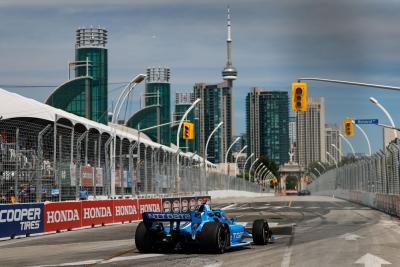 Colton Herta Takes Toronto Pole in Chaotic Qualifying