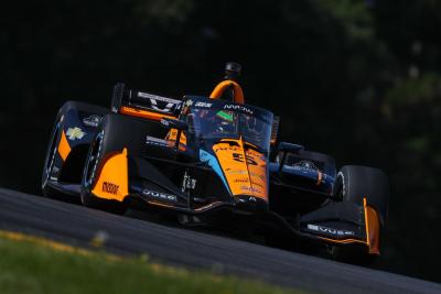 Newgarden Tops Delayed Opening Practice Session at Portland