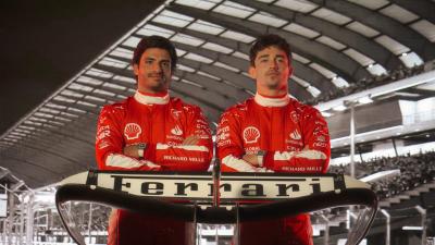 Ferrari reveal special red and white livery for Las Vegas