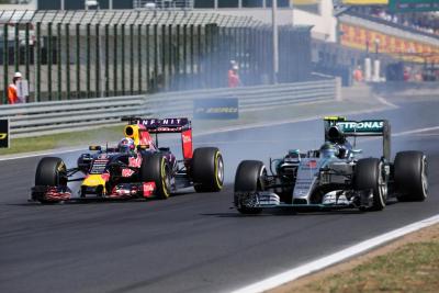 Rosberg on Ricciardo clash: The corner was mine