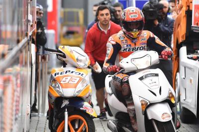 Marquez describes massive save, scooter snatch