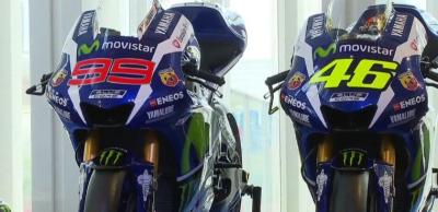 FIRST LOOK: Rossi, Lorenzo unveil 2016 Yamaha