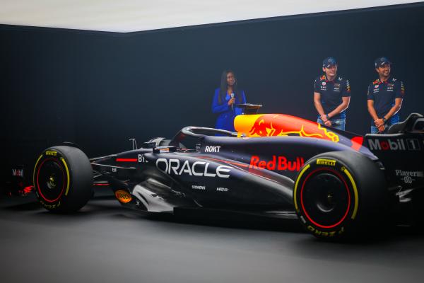 The new RB20 at Red Bull's car launch