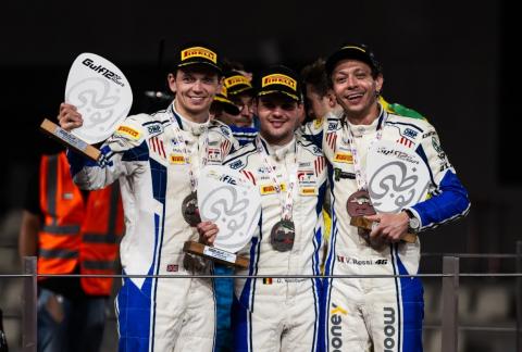 Abu Dhabi (UAE), 8th to 10th December 2023. BMW M Motorsport, Intercontinental GT Challenge, Gulf 12 Hours. BMW M Team WRT, #46 BMW M4 GT3, Valentino Rossi (ITA), Nick Yelloly (GBR), Dries Vanthoor (BEL).