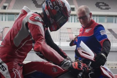 Tommy Bridewell breaks cover on Honda Fireblade ahead of 2024 BSB defence