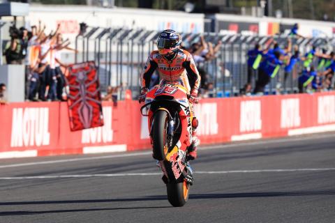 REPORT: Marquez champion as Dovi falls in Japan