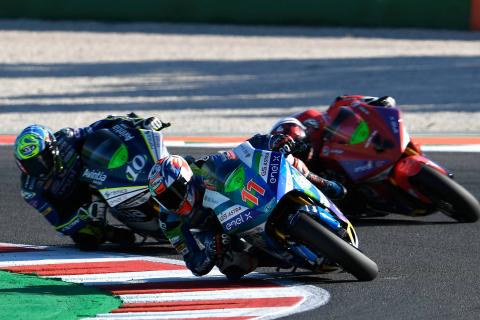 Ferrari doubles up to dominate Misano MotoE