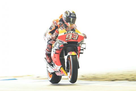 Marquez memegang kendali atas kemenangan MotoGP Jepang