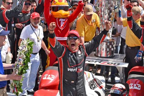Juan Pablo Montoya wins second Indy 500 title
