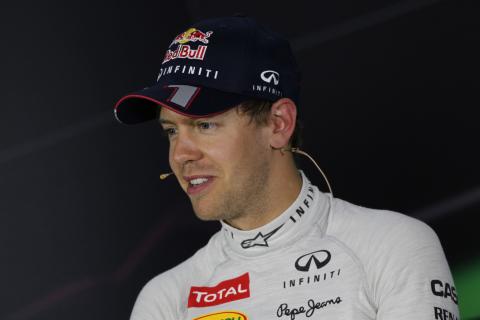 - Qualifying, Press conference, Sebastian Vettel (GER) Red Bull Racing