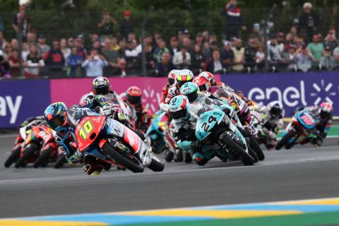 Diogo Moreira, Moto3 race start, French MotoGP, 15 May