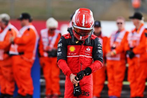 Charles Leclerc (MON) Ferrari in parc ferme. Formula 1 World Championship, Rd 10, British Grand Prix, Silverstone,