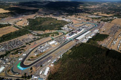 An aerial view of the circuit. Formula 1 World Championship, Rd 13, Hungarian Grand Prix, Budapest, Hungary, Race Day.
-