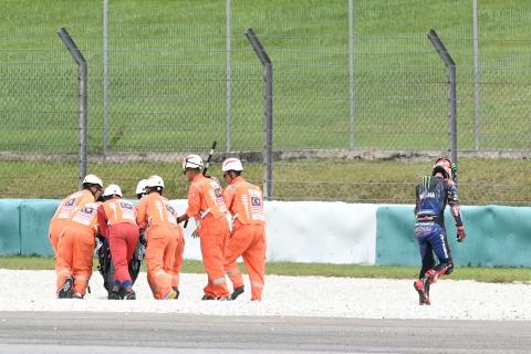 Fabio Quartararo crash, MotoGP, Malaysian MotoGP, 22 October