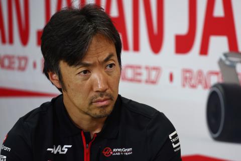 Ayao Komatsu (JPN) Haas F1 Team Race Engineer in the FIA Press Conference. Formula 1 World Championship, Rd 17, Japanese
