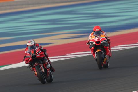 Francesco Bagnaia, Marc Marquez, Qatar MotoGP, 18 November