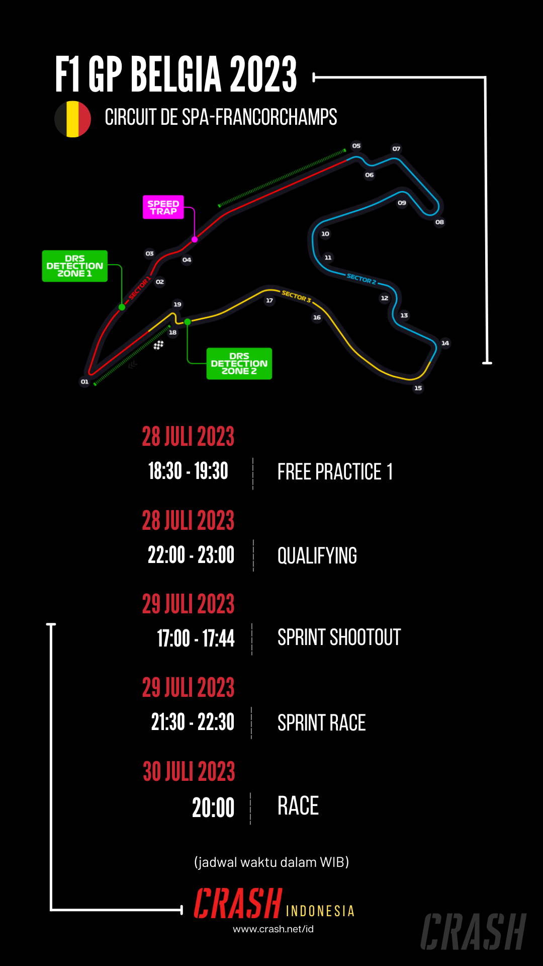 F1 GP Belgia Jadwal Akhir Pekan dari SpaFrancorchamps F1 News