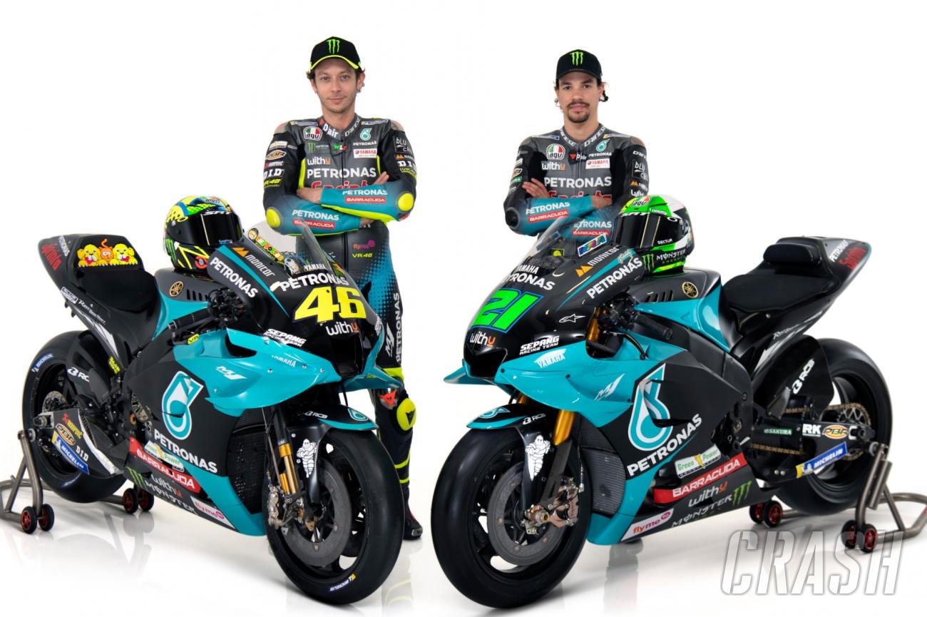 First Look Valentino Rossi Franco Morbidelli In Petronas Yamaha Motogp Colours Motogp News