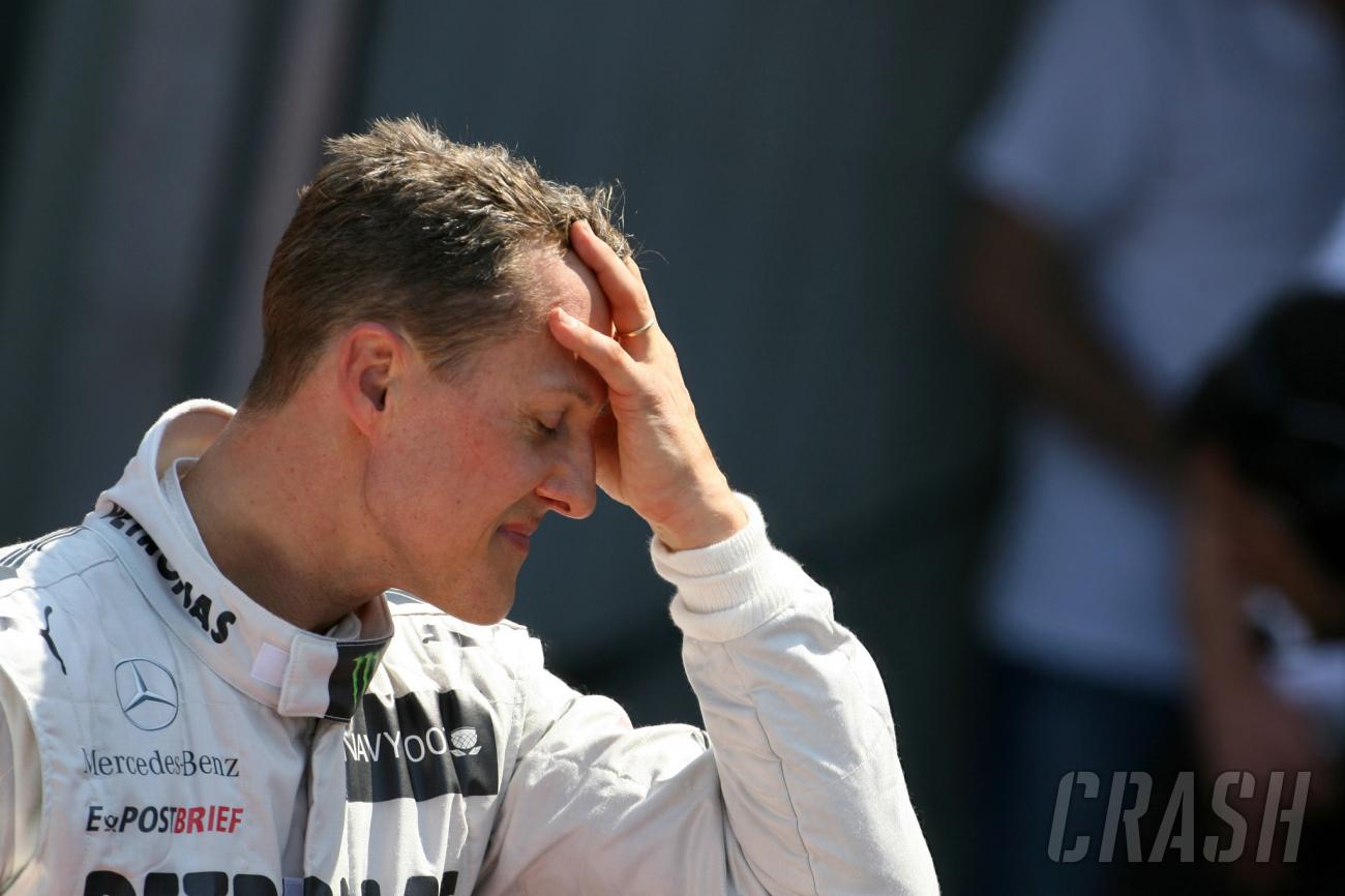 Michael Schumacher's nephew breaks his back in fireball crash