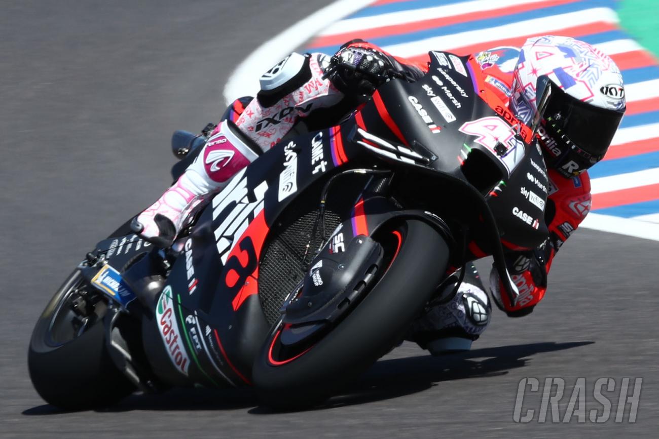 MotoGP Argentina Aleix Espargaro delivers sensational maiden pole for Aprilia MotoGP News