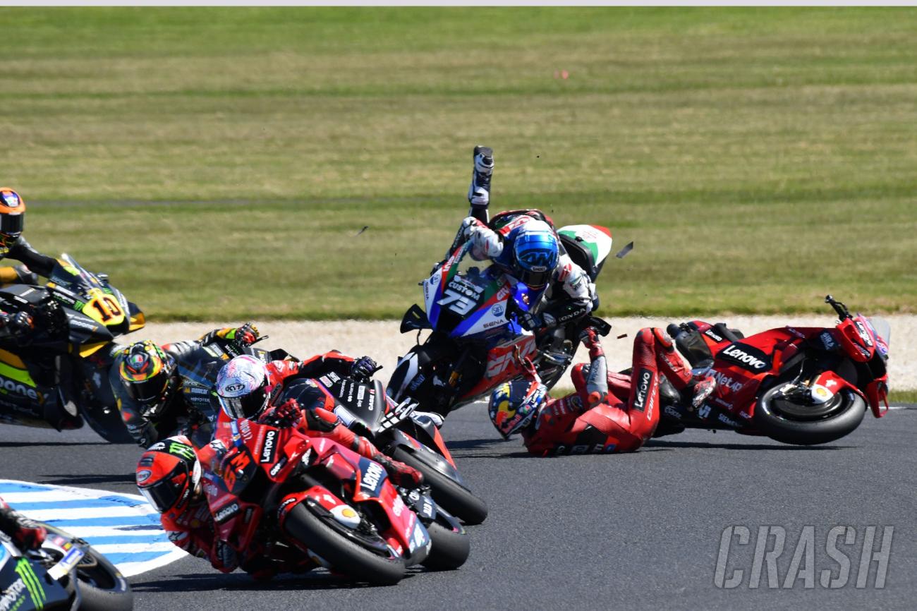 Jack Miller: „Przednie koło do kręgosłupa” kończy wyścig w domu, Alex Marquez ukarany |  MotoGP