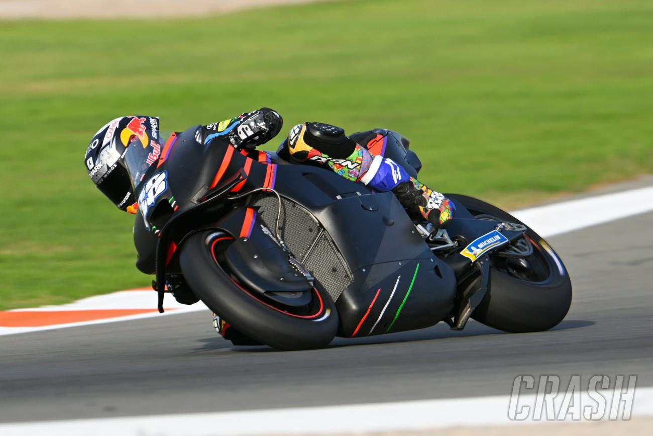 Oliveira: Aprilia-Chassis „sehr schön zu fahren“, bestätigt, dass er die 2022-Spezifikation verwenden wird