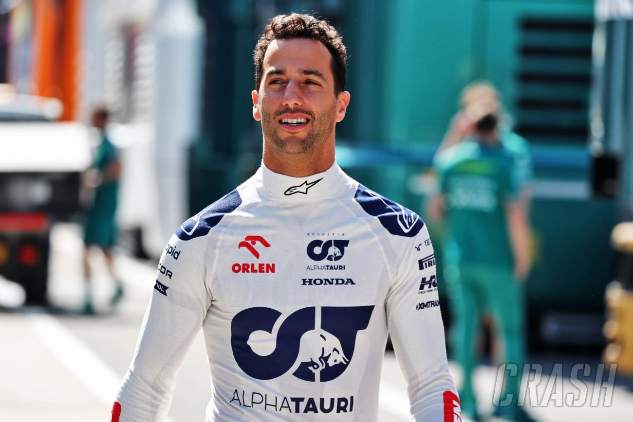 FIRST LOOK: Daniel Ricciardo in AlphaTauri overalls for seat fitting in ...