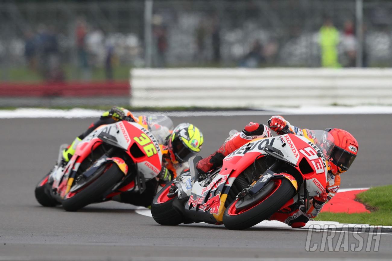 MotoGP Silverstone Marc Marquez “I looked behind and waited for Mir” MotoGP News