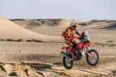 Danilo Petrucci surges to third fastest on Dakar Stage 4